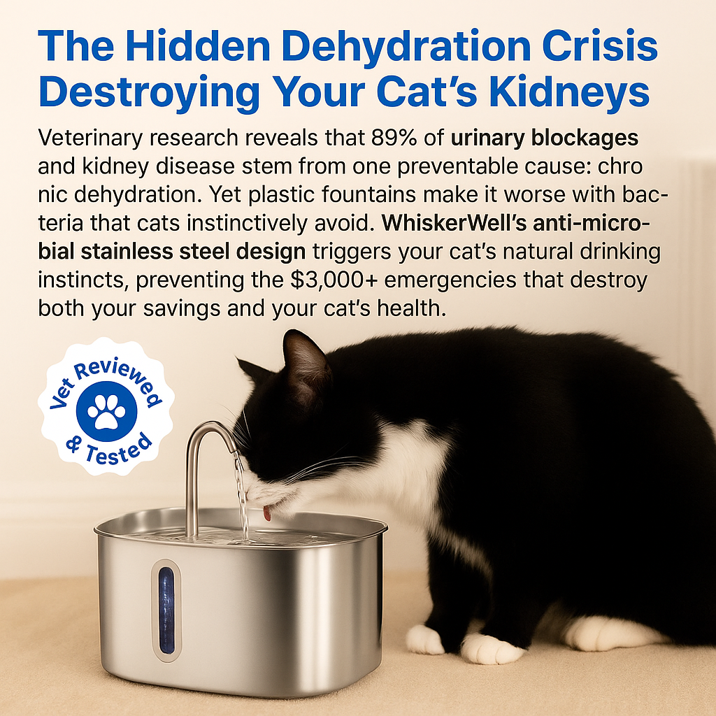 Prevent kidney failure and urinary emergencies with WhiskerWell